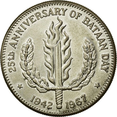 Monnaie, Philippines, Peso, 1967, SUP+, Argent, KM:195 - Photo 1/2