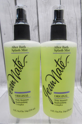 NEW Jean Nate Original After Bath Splash Mist, 8 Fl. Oz. - Lot of 2 Bottles
