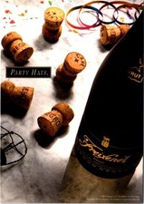 Publicidad Alcohol CORDON NEGRO BRUT CHAMPAGNE Por Freixenet Postal 4X6
