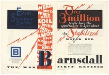 1930 AD Group, F&B of Pgs: Barnsdall 2 Pg., Champlin & Wilcox Gas, Ferro Pumps +
