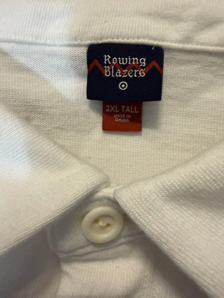 Blazers de remo manga larga Rugby Jersey Polo Camisa para hombre 3XLT Rayas Peso pesado Foto 4 de 4