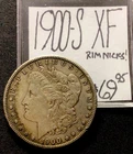 1900 S Morgan Silver Dollar XF! Rim Nicks! ENN Coins