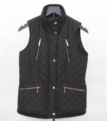 Michael Kors Women's Black Quilted Vest Size XS