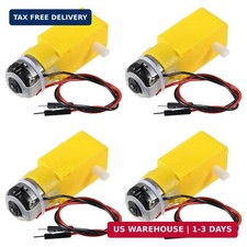 4pcs Tt Motor Dc 3-6v Gearbox Motor 200rpm Ratio 148 Shaft Motor With 2.54mm Wi 4pcs Tt Motor Dc 3-6v Gearbox Motor 200rpm Ratio 148 Shaft Motor With 2.54mm Wi