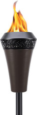 Brand Island King Outdoor  Torch for Backyard, Patio and Garden, Metal Brown - 6