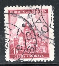 BOHEMIA & MORAVIA STAMP WWII CECHY & MORAVIA STAMP USED LOT 179X