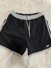 Speedo Men's 5.5" Anthracite Swim Trunks Black size M