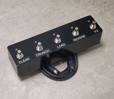 Custom Marshall TSL Footswitch JCM 2000 TSL + 25-Ft Cable + Indep Rev/FX Memory