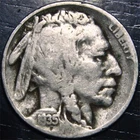 1935 S Buffalo Nickel 5c US Coin San Francisco Mint