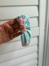 Geometric Print Knotted Fabric Headband