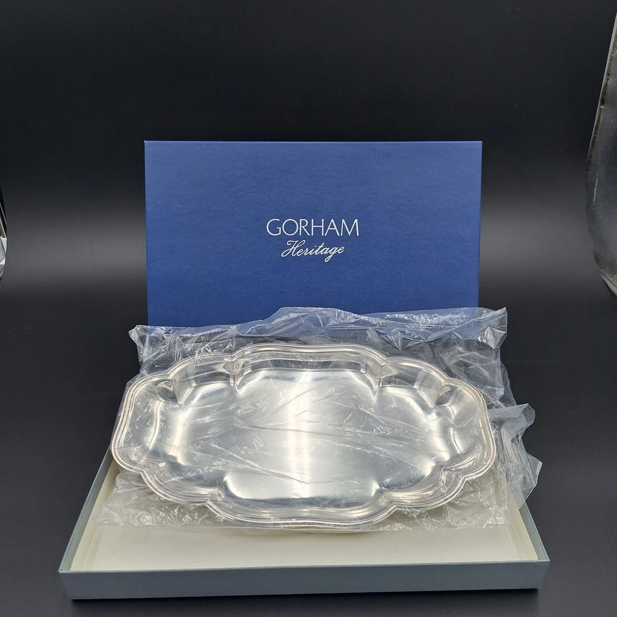 Gorham Heritage In Antique Us Silver-Plated Platters & Trays for