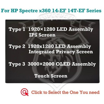 For HP Spectre X360 14-EF0001NO 13.5'' LCD Assembly LED/OLED Screen Touch Display