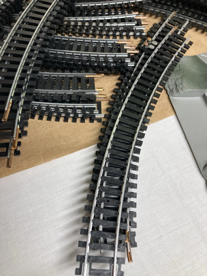 PASSAGGIO A LIVELLO E 49 BINARI CURVI LIMA SCALA HO - Immagine 3 di 4