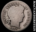 1907 Silver Barber Dime - Scarce  Better Date  No Reserve  #i1810