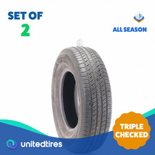 Set Of 2 Used 21575r15 Hankook Kinergy St 100t - 732