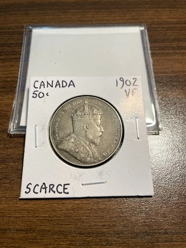 1902 Canada 50 Cents — photo from the most recent tracked eBay sale