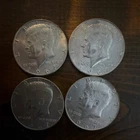 1967 Kennedy Half Dollar Silver Coins 50C Uncertified Circulated Lot of 60