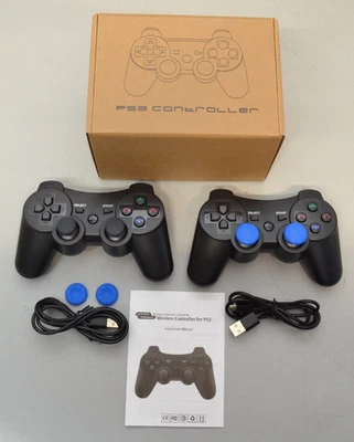 2x MUZELI Controller für PS3 Kabelloser Controller für Playstation 3 Dual Shock