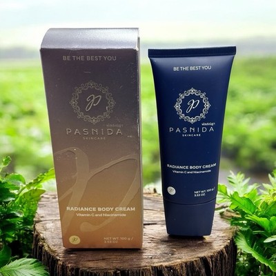 Pasnida Skincare Radiance Body Cream 3.53 oz. New in Box Exp. 08/2028