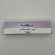 Safe N Simple Skin Barrier Paste Pectin-Based 2oz Exp 5/2028 Product #SNS90502