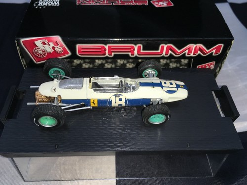 1:43 Brumm #R291C Pedro Rodriguez Ferrari 158 #18 3rd place Mexican GP 1964 - Picture 2 of 8