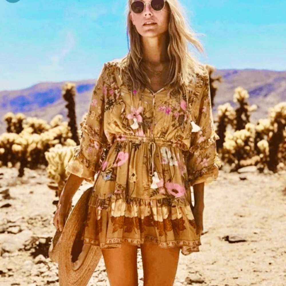 wild bloom mini dress spell SPELL & THE GYPSY COLLECTIVE Wild Bloom Mini Dress