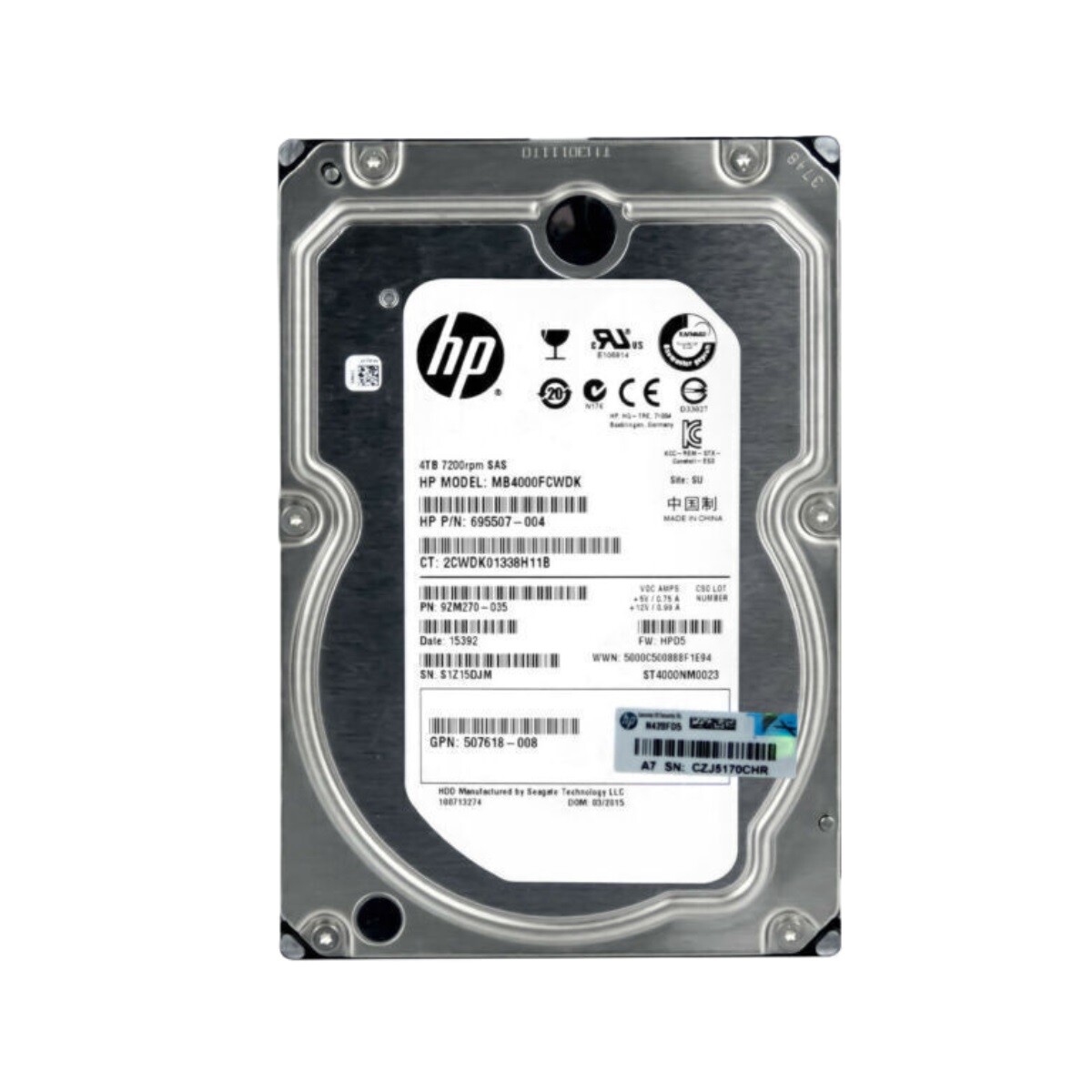 HP 4TB 7.2K RPM SAS 3.5 INCH (MB4000FCWDK) | eBay HP 4TB 7.2K RPM SAS 3.5 INCH (MB4000FCWDK) | eBay