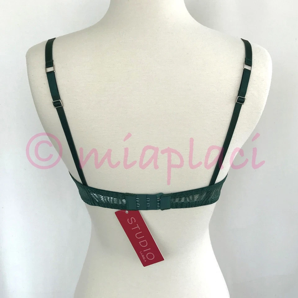 Sujetador con aros Studio La Perla Daphne #906131 verde 34B nuevo con etiquetas Foto 3 de 4