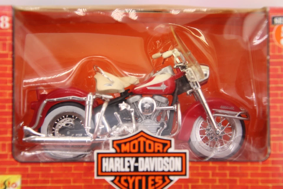 Harley Davidson FLH 1962 Duo Glide Die Cast Maisto Series 5 1:18 NIB - Image 2 of 3