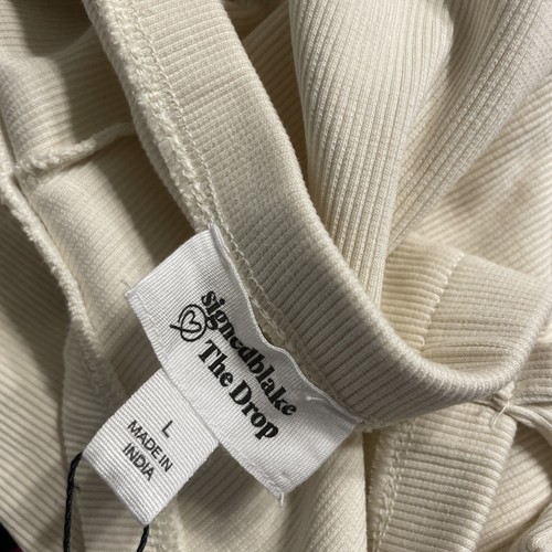 The Drop Whisper White Strappy Rib Midi Dress by signedblake Women’s Large NWT - 第 10/12 張圖片