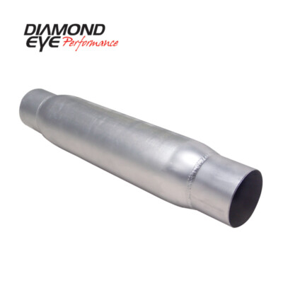 Diamond Eye RESONATOR For 4in W/ ENDS (CLAMPED) AL