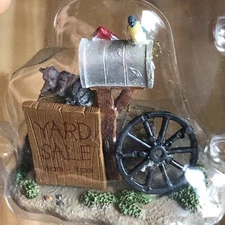 Lemax Coventry Cove Village Accessory Mailbox Tableau Yard Sale Cat 2007 READ!!