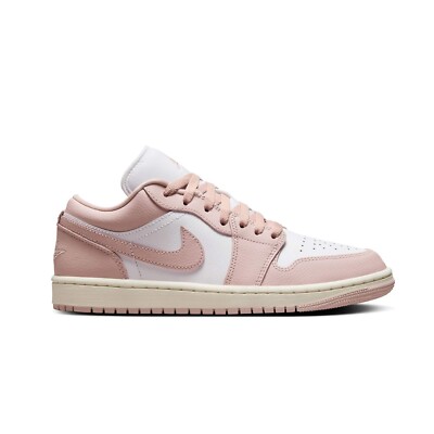NIKE WMNS Air Jordan 1 Low ''Pink Oxford'' SCHUHE WEISS PINK ORIGINAL DC0774-162