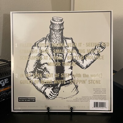 Minor Threat Self Titled (1st Two 7”s) New Sealed Smoke Gray Vinyl