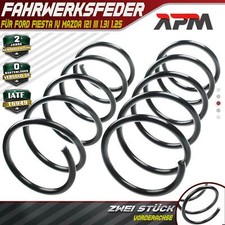 2x Federn Fahrwerksfeder Vorderachse für Ford Fiesta IV Mazda 121 III 1.3i 1.25