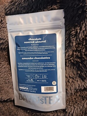 David's Tea Chocolate Covered Almond Black Tea 2 Oz Retired Loose Leaf Tea
