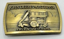 JOHN DEERE BELT BUCKLE 740 Cotton Stripper 1984