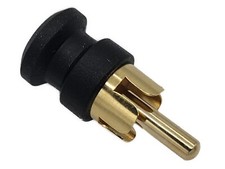 CANTIDAD 25 TAPA/ENCHUFE CORTOCIRCUITO RCA - RF/EMI Y CANCELACIÓN DE RUIDO/PROTECCIÓN