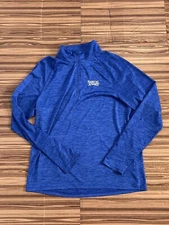 Mens Samuel Adams 1/4 Zip Pullover Blue size Large