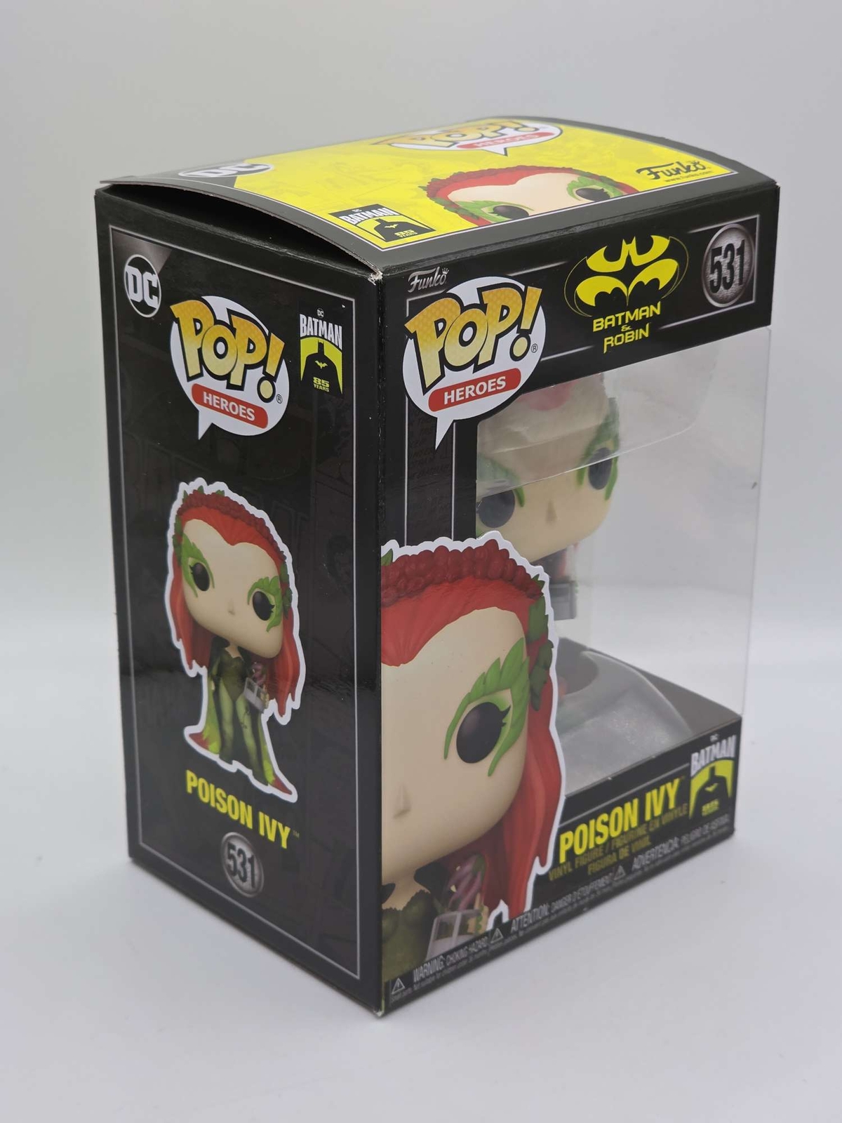 Damaged Box POISON IVY (WITH PLANT HYBRID) Batman & Robin Funko Pop Heroes #531