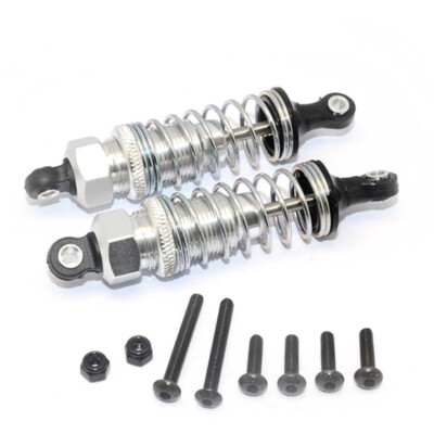 NEW GPM Alum Front Adj Spring Damper (70mm) Silver Tamiya TT-02B FREE US SHIP