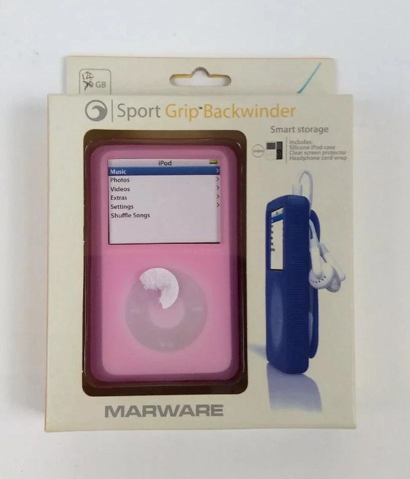 Sport Grip Backwinder - Various Colors - For 30 GB 60 GB iPod Video - Image 2 of 4