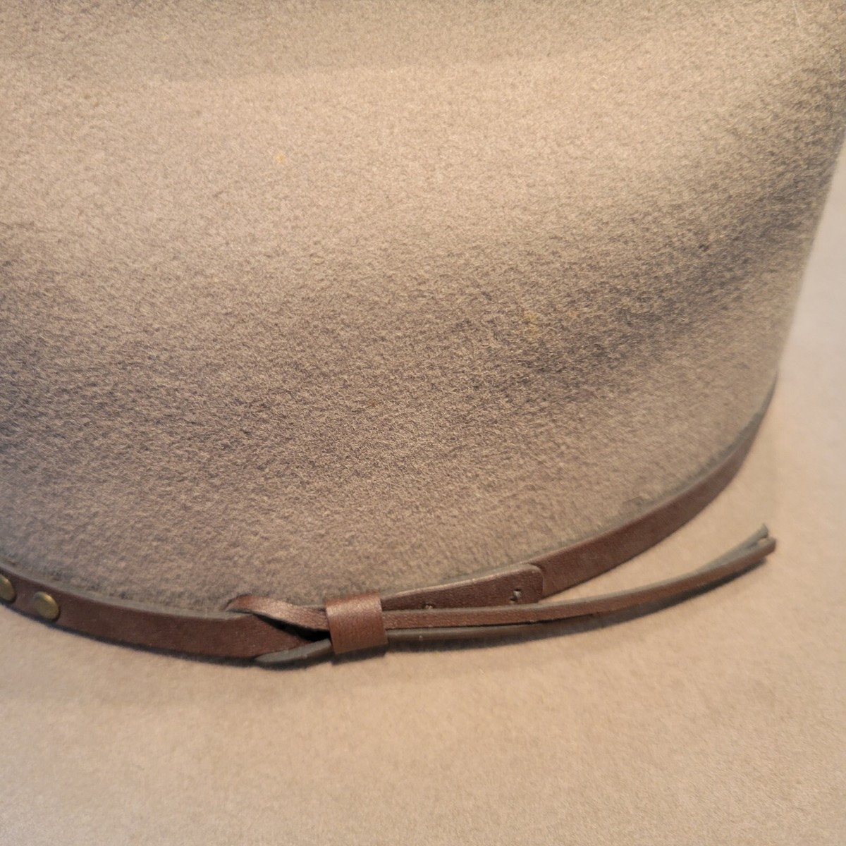 Bailey Chisholm Cowboy Hat Women\'s Size Large Brown 100% Wool Studded Leather Bailey CHISHOLM Women main image 4