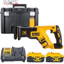 DeWalt DCS367 18V BL Recip. Saw, 2 x 5Ah Batteries, Charger & TSTAK VI Case