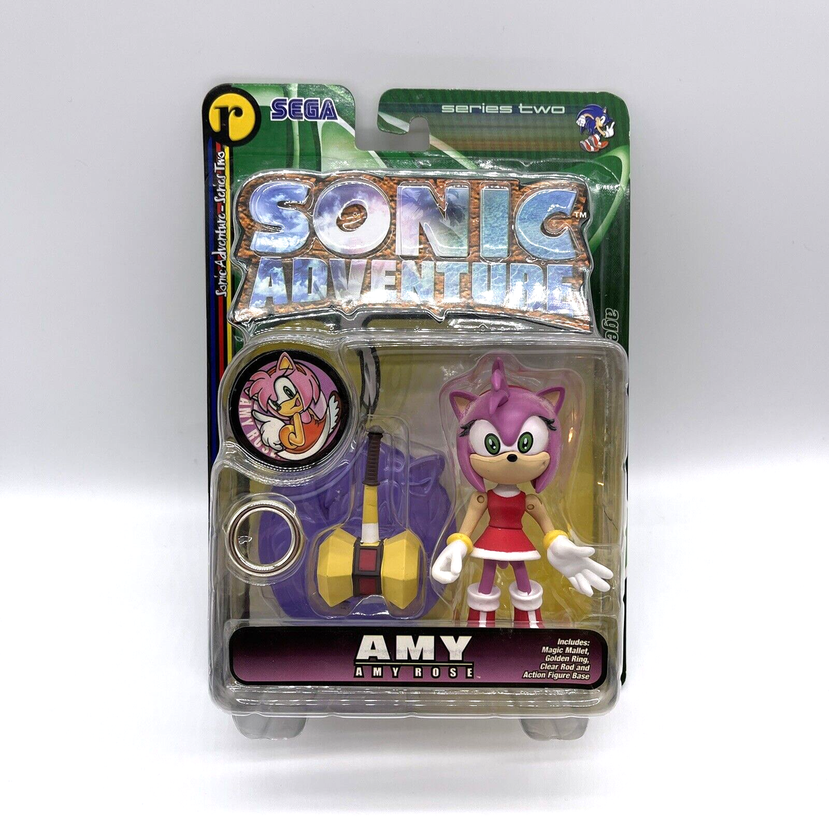 Sega Sonic Adventure Amy Rose Action Figure Resaurus Series 2 Sega Sonic Adventure Amy Rose Action Figure Resaurus Series 2