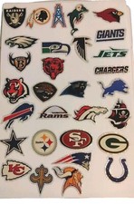NFL "Vintage" loose Stickers - American Football Team Logo Lot 30