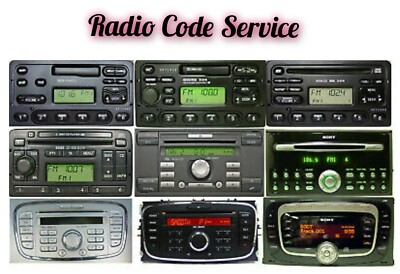 FORD RADIO SICHERHEIT PIN CODE DECODE SERVICE V & M SERIEN ALLE FORD CD STEREOS