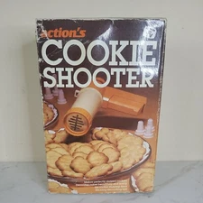 Vintage Cookie Press 1984 Action's Cookie Shooter Press Christmas 80s
