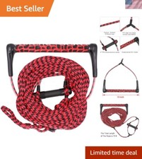 Professional Wakeboard Rope with EVA Handle  Maximum 2200 lbs Tensile Force