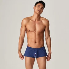 Seobean Men's Underwear Comfy Boxers Shorts Homewear Underpants Sports Pajamas